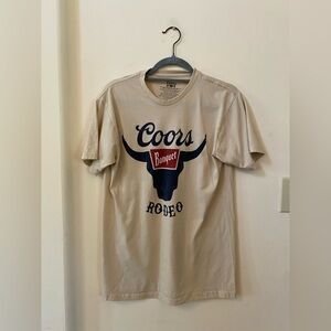 Coors Banquet Rodeo Graphic T-Shirt Western Beer Tee Men’s M
